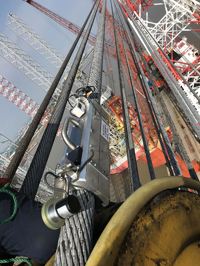 钢丝绳NDT检测及保养6